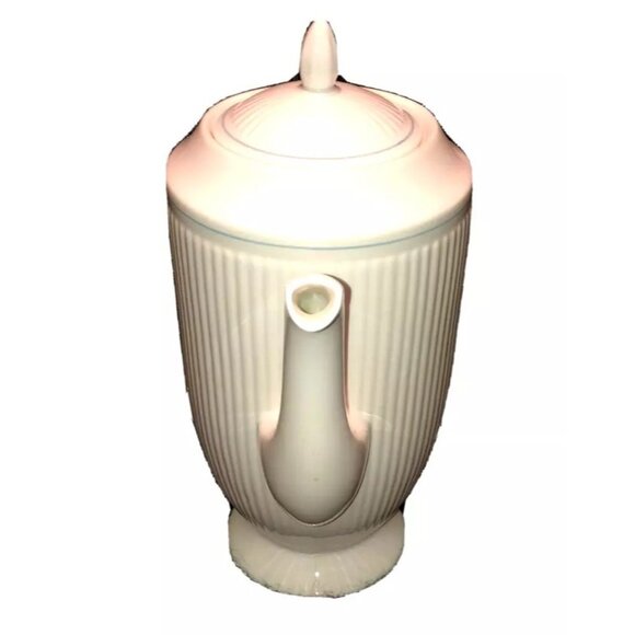 NIKKO IRONSTONE TEA POT MADE IN JAPAN ROYAL BLUE No 9901 10.5" TALL WHITE - Picture 2 of 6